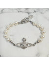 Mini Bas Relief Pearl Bracelet Silver - VIVIENNE WESTWOOD - BALAAN 4