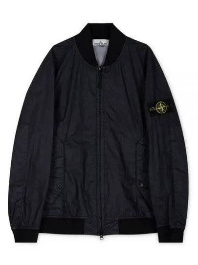 Membrana 3L TC Bomber Jacket Navy - STONE ISLAND - BALAAN 2