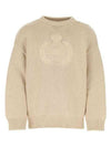 embroidery design long sleeve knit top beige - BALENCIAGA - BALAAN.