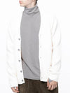 Men s M243OT01IV Dense Hachi Wool Blended Y neck Knit Cardigan Ivory - CHANCE'S NOI - BALAAN 3