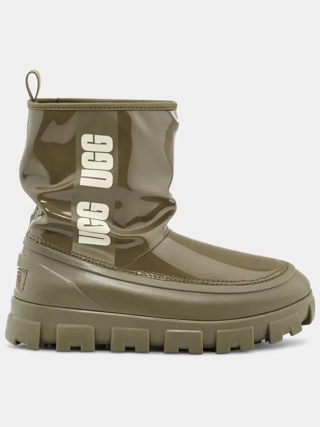 Women's Classic Brellah Mini Rain Boots Burnt Olive - UGG - BALAAN 2