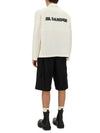 Back Logo Print Jacket Beige - JIL SANDER - BALAAN 3