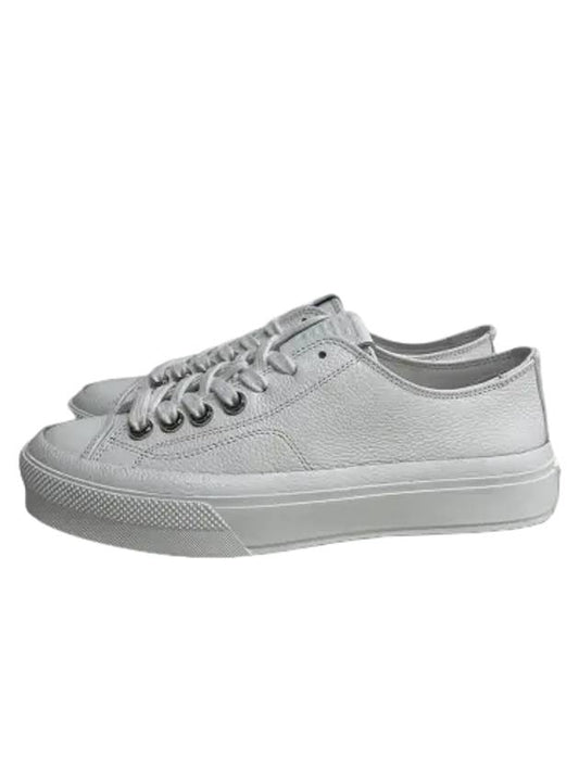 City Leather Low Top Sneakers White - GIVENCHY - BALAAN 2