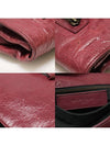 Women s Balenciaga 409337 Burgundy Lambskin Classic City Flap Clutch gt Pouch Gangbuk used luxury goods - BALENCIAGA - BALAAN 8