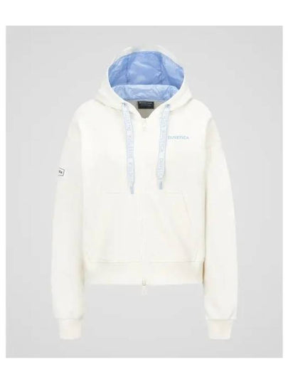 Marne hooded zip up ivory - DUVETICA - BALAAN 2