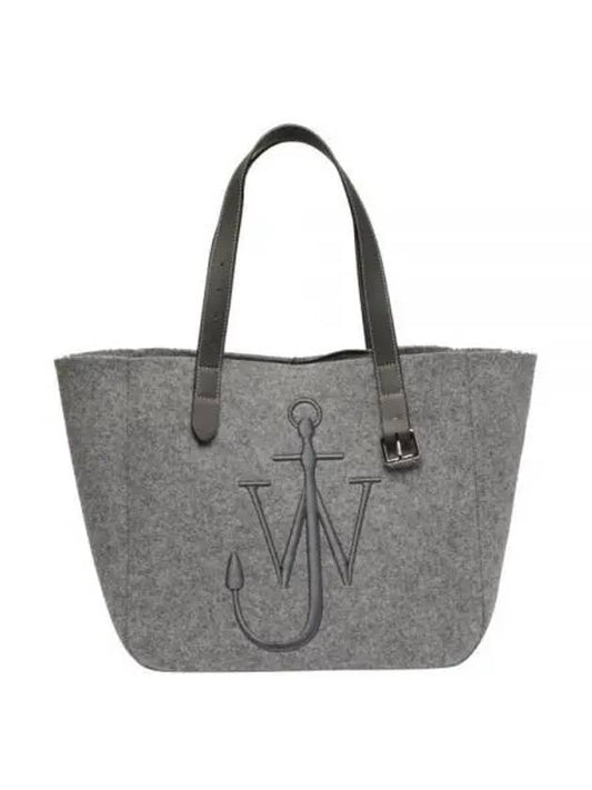 Embroidered Logo Tote Bag Grey - JW ANDERSON - BALAAN 2