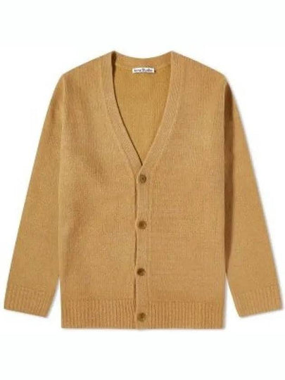 Wool Blend Cardigan Brown - ACNE STUDIOS - BALAAN 2