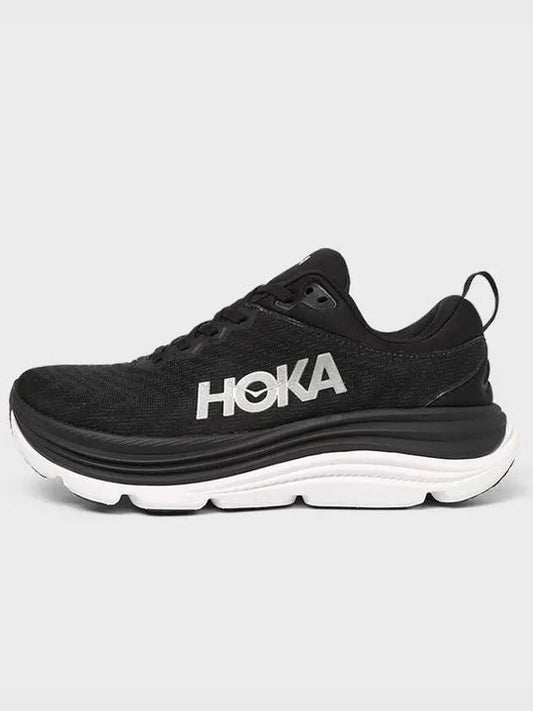 Hoka Men's Running Shoes Gaviota 5 Black BWHT 1134234 BWHT - HOKA ONE ONE - BALAAN 2