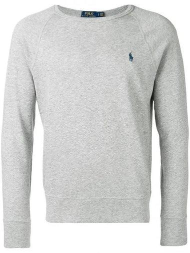 Men's Pony Logo Crew Neck Sweatshirt Grey - POLO RALPH LAUREN - BALAAN 1