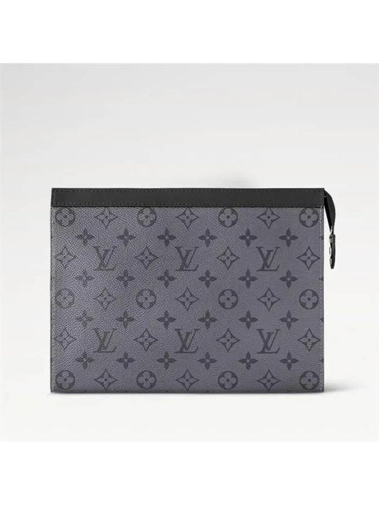 Monogram Eclipse Reverse Pochette Voyage MM Pouch Bag Grey - LOUIS VUITTON - BALAAN 2