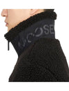 Men's Sagrek Shearling Fleece Zip-Up Jacket Black - MOOSE KNUCKLES - BALAAN 11