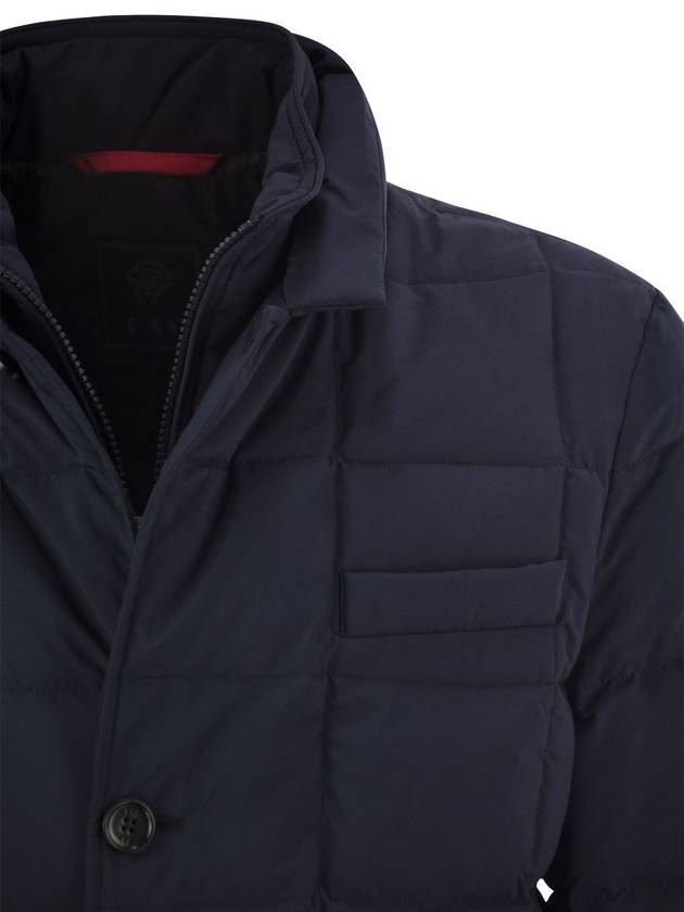 Double-front down jacket - FAY - BALAAN 4