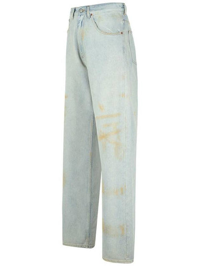 Mm6 Maison Margiela Light Blue Cotton Jeans - MAISON MARGIELA - BALAAN 2