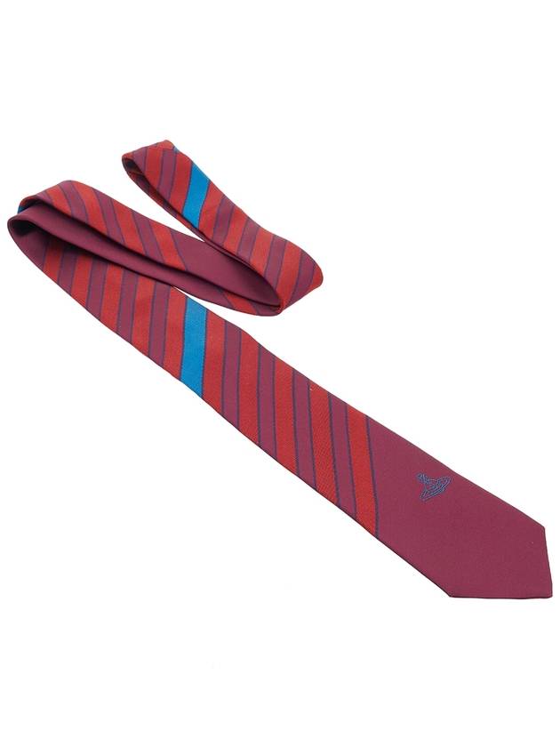 Men's Silk Tie Red - VIVIENNE WESTWOOD - BALAAN.