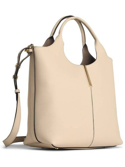 Tod'S White Leather Shopping Bag - TOD'S - BALAAN 2