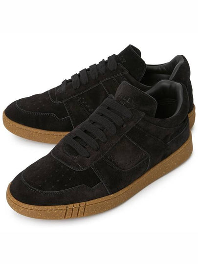 Weky Suede Low-Top Sneakers Black - BALLY - BALAAN 2