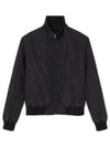 Nylon Zip-Up Jacket Black - VERSACE - BALAAN 2