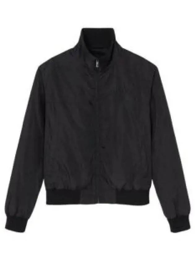 Nylon Zip-Up Jacket Black - VERSACE - BALAAN 2