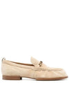 Women's Suede Loafers Beige - TOD'S - BALAAN 1