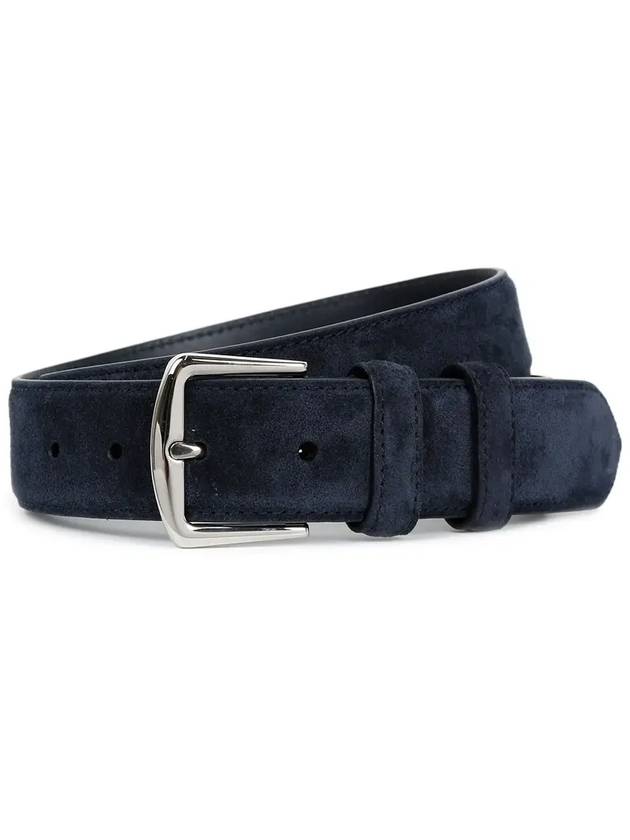 Alsavel Suede Belt Classic Blue - LORO PIANA - BALAAN 4