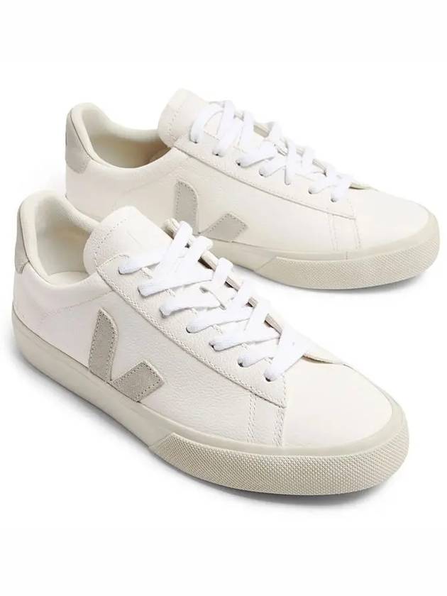 Campo chrome free leather low top sneakers white - VEJA - BALAAN 3