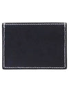 Stitched Vacchetta Card Wallet Navy - THOM BROWNE - BALAAN 4