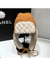 Coco Neju 24 25 Collection Lambskin Beige Roasted Chestnut Hat - CHANEL - BALAAN 4