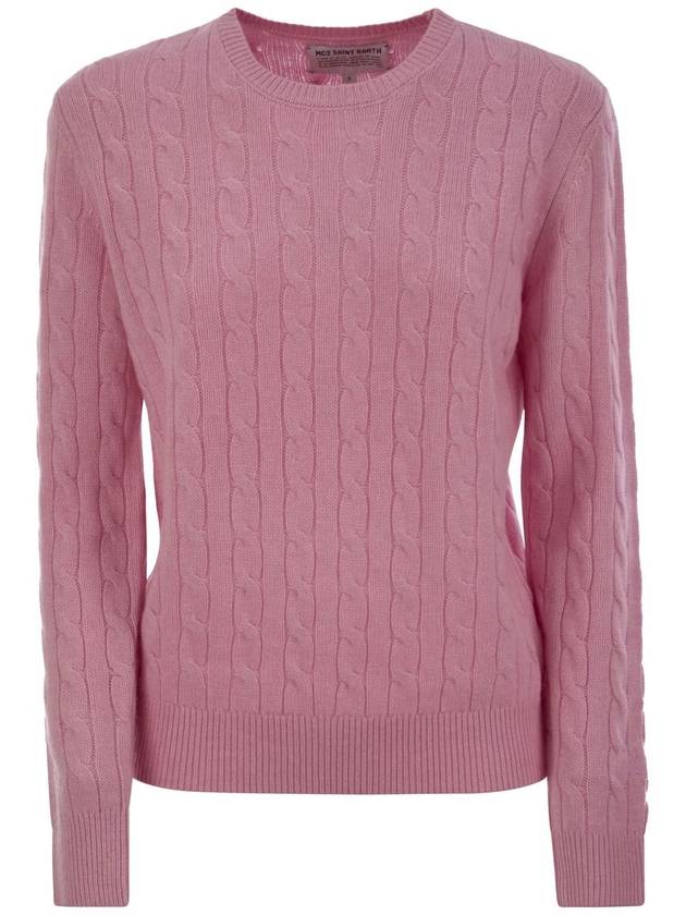 SORBONNE BLEND WS TRICOT 23 BUBBLE PINK - MC 2 SAINT BARTH - BALAAN 1