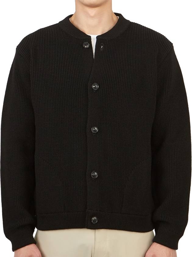 Skipper Wool Cardigan Black - ANDERSEN-ANDERSEN - BALAAN 3