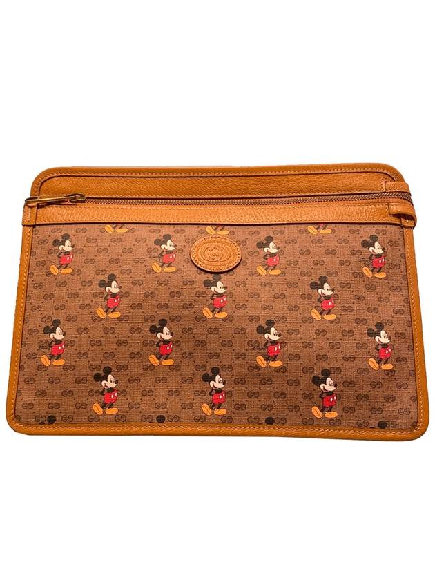 Disney Mickey Mouse Clutch Brown - GUCCI - BALAAN 2