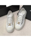 Women's Sneakers Patent White CC Gold Plated Spears - CHANEL - BALAAN 2