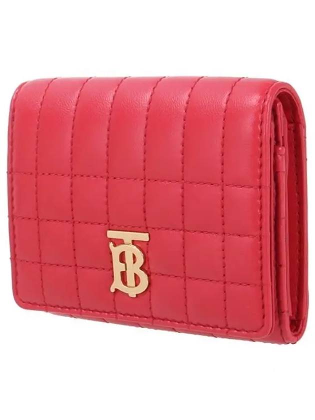 Lola Small Quilted Two Fold Half Wallet Red - BURBERRY - BALAAN 3