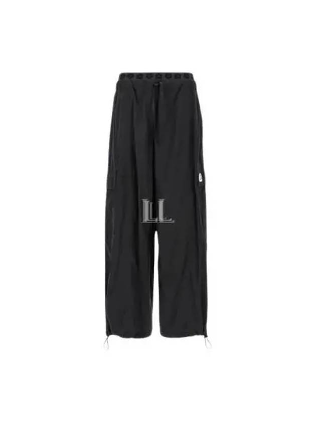 Drawstring Cargo Straight Pants Black - KENZO - BALAAN 2