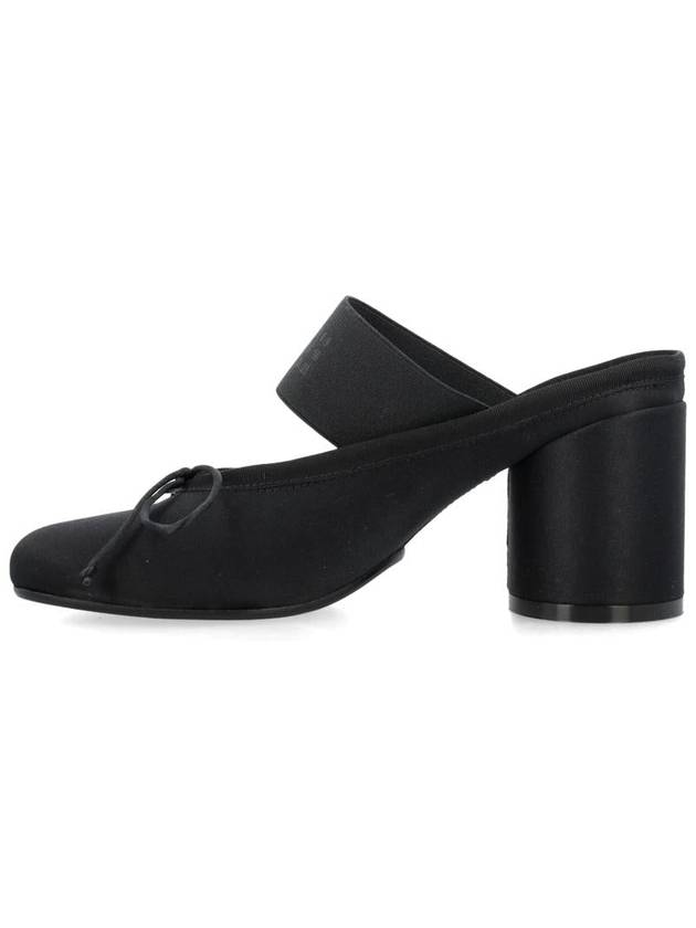 Mm6 Maison Margiela Logo Elastic Ballet Mules - MAISON MARGIELA - BALAAN 3