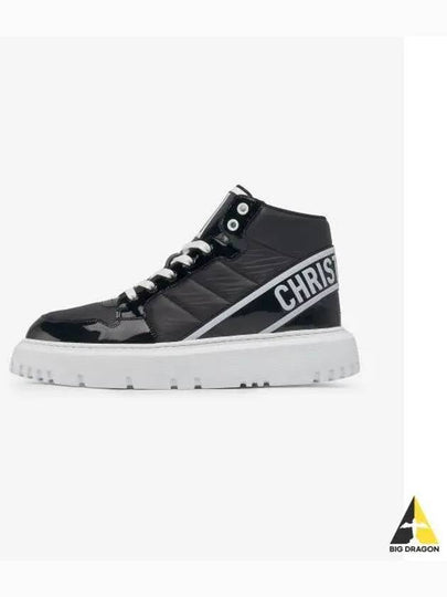 Quilted High Top Sneakers Black - DIOR - BALAAN 2