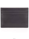 Monogram Card Case in Smooth Leather Black - SAINT LAURENT - BALAAN 4