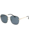 Sunglasses TF888K 01A Oversized Light Metal Asian Fit - TOM FORD - BALAAN 7