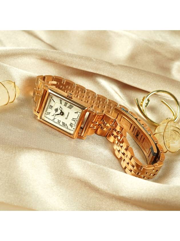 Watch Nostalgia Rose Gold Square Swiss - ROSEMONT - BALAAN 3