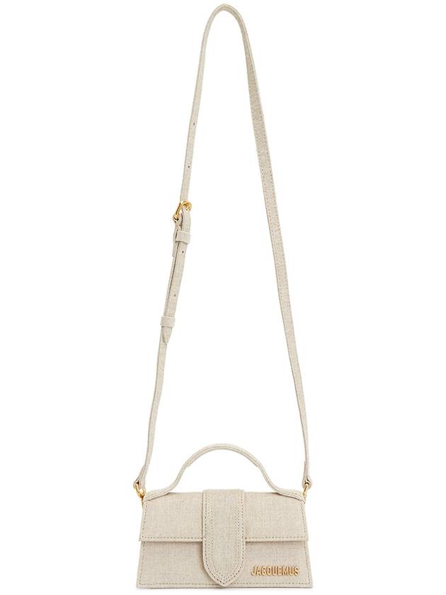 Le Bambino Mini Flap Tote Bag Light Greige - JACQUEMUS - BALAAN 8