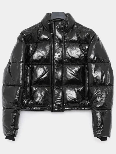 Vinyl Padding Jacket Black - COURREGES - BALAAN 2