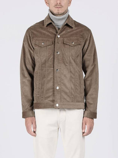 Made In Italy Corduroy Trucker Jacket F ICJK63 - PANICALE - BALAAN 1