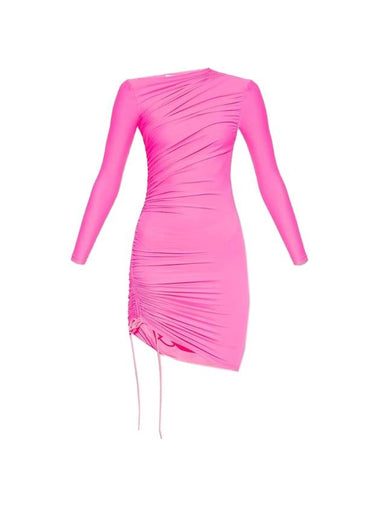 Women's Spandex Short Dress Pink - BALENCIAGA - BALAAN 1