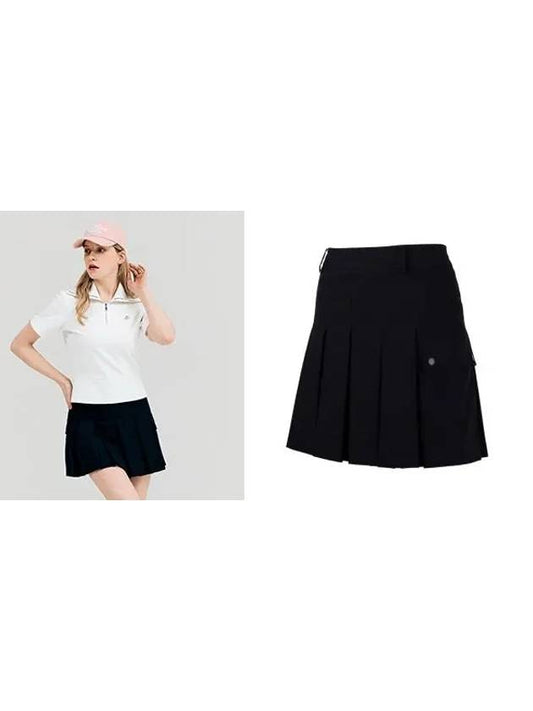 Golf Cargo Pleated Skirt Navy - HENRY STUART - BALAAN 2