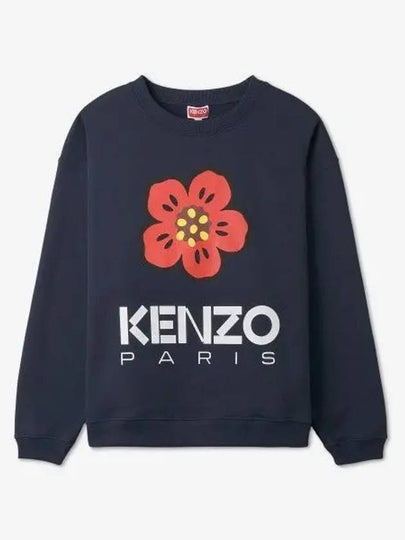 Boke Flower Sweatshirt Navy - KENZO - BALAAN 2