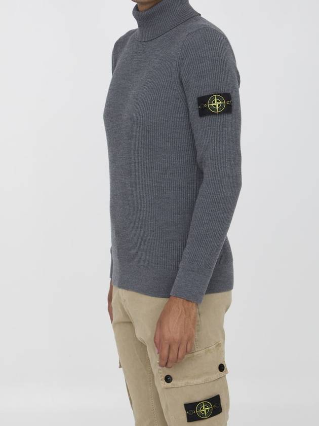 Turtleneck Sweater In Wool - STONE ISLAND - BALAAN 2