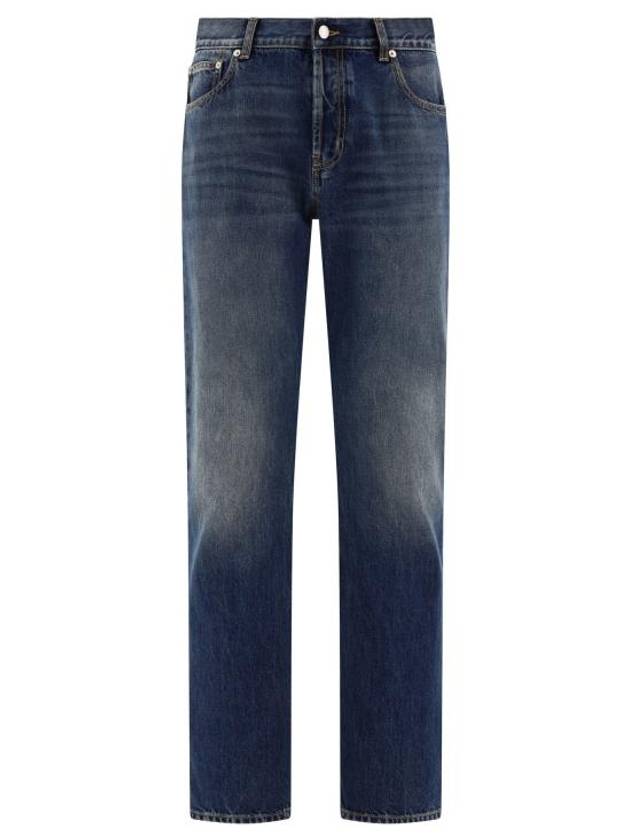 Denim Straight Pants 794082QYAA54211 - ALEXANDER MCQUEEN - BALAAN 1