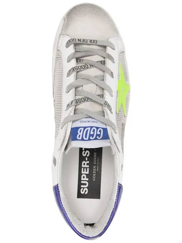 Superstar Classic Low Top Sneakers Purple Yellow White - GOLDEN GOOSE - BALAAN 5