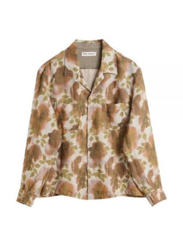 Heusen Flower Print Long Sleeve Shirt Beige - OUR LEGACY - BALAAN 2