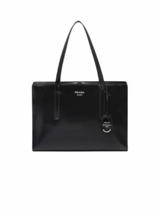 Re-Edition 1995 Medium Brushed Leather Hand Tote Bag Black - PRADA - BALAAN 2