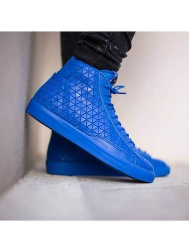 01-744419-400--Surprise Release Limited Edition-Blazer Mid Metallic QS-Triple Blue - NIKE - BALAAN 1